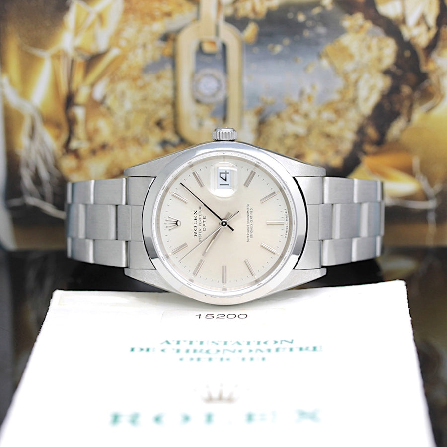 Rolex Date Stahl Automatik Ref: 15200