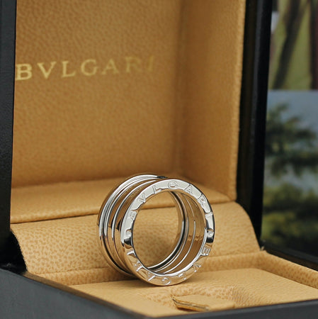 Bulgari B Zero 1 Ring – 4 Band Ring in 18KT Weißgold Gr. 50