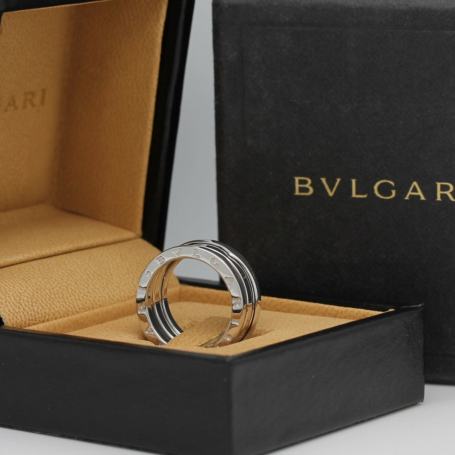 Bulgari B Zero 1 Ring –  3 Band Ring in 18KT Weißgold Gr. 52