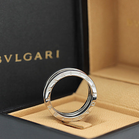 Bulgari B Zero 1 Ring – 3 Band Ring in 18KT Weißgold Gr. 62