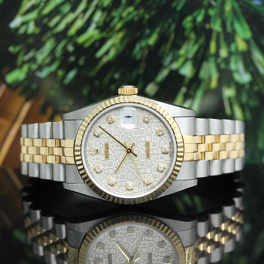 Rolex Datejust Medium Stahl/Gold Automatik Ref: 78273 mit Rolex Box von 2003