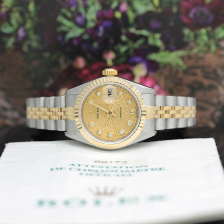 Rolex Lady Datejust Stahl/Gold Ref: 69173