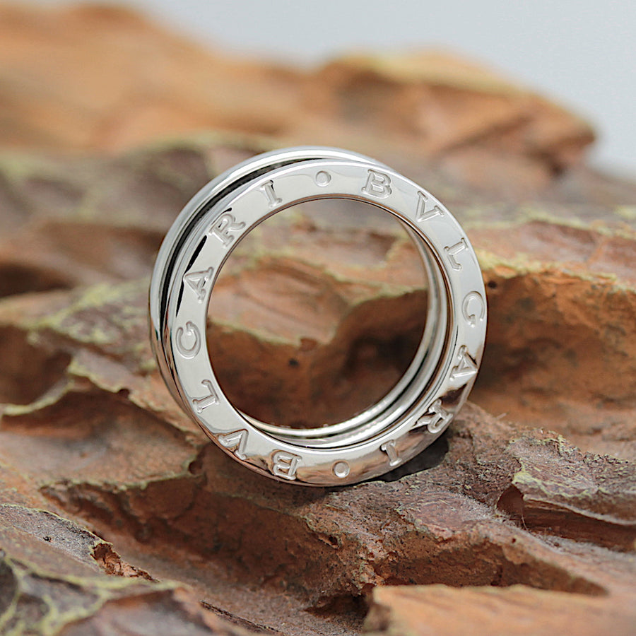Bulgari B Zero 1 Ring –  3 Band Ring in 18KT Weißgold Gr. 54