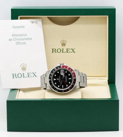 Rolex GMT Master II "Coke" Stahl Ref: 16710T