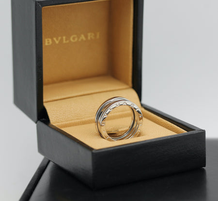 Bulgari B Zero 1 Ring –  3 Band Ring in 18KT Weißgold Gr. 55