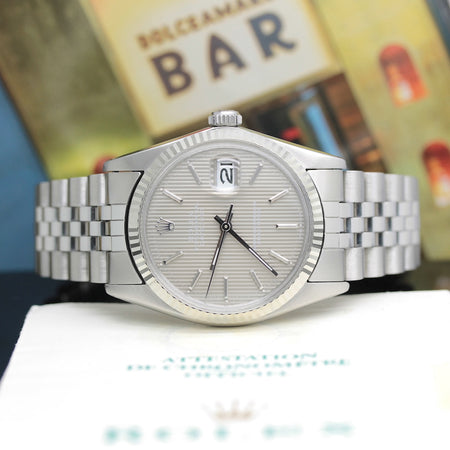 Rolex Datejust Stahl Weißgold Automatik Ref: 16014