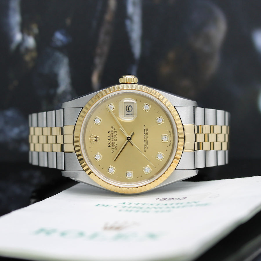 Rolex Datejust Stahl/Gold Automatik Ref: 16233