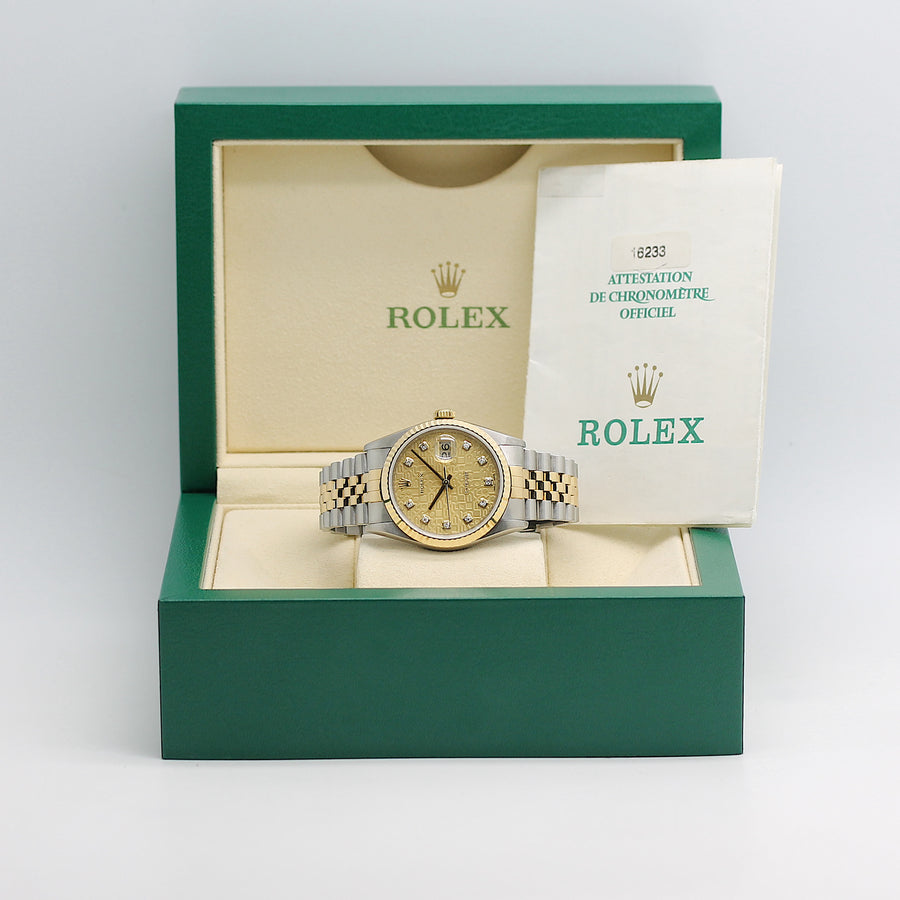 Rolex Datejust Stahl/Gold Automatik Ref: 16233
