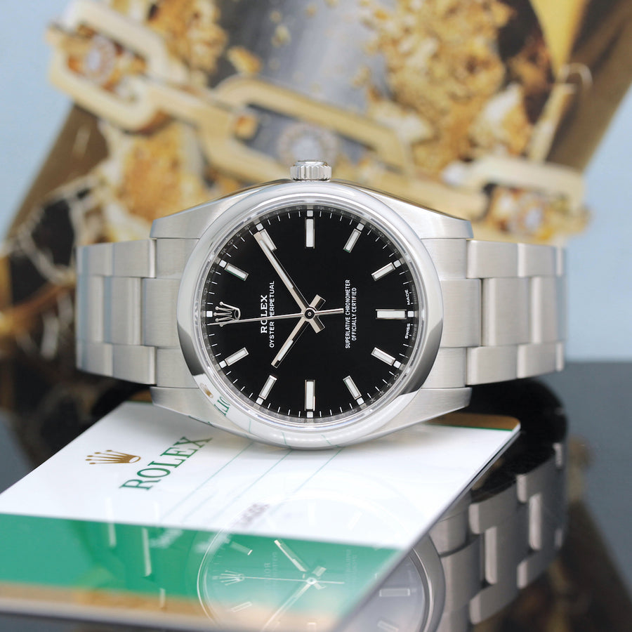 Rolex Oyster Perpetual Stahl Automatik Ref: 114200
