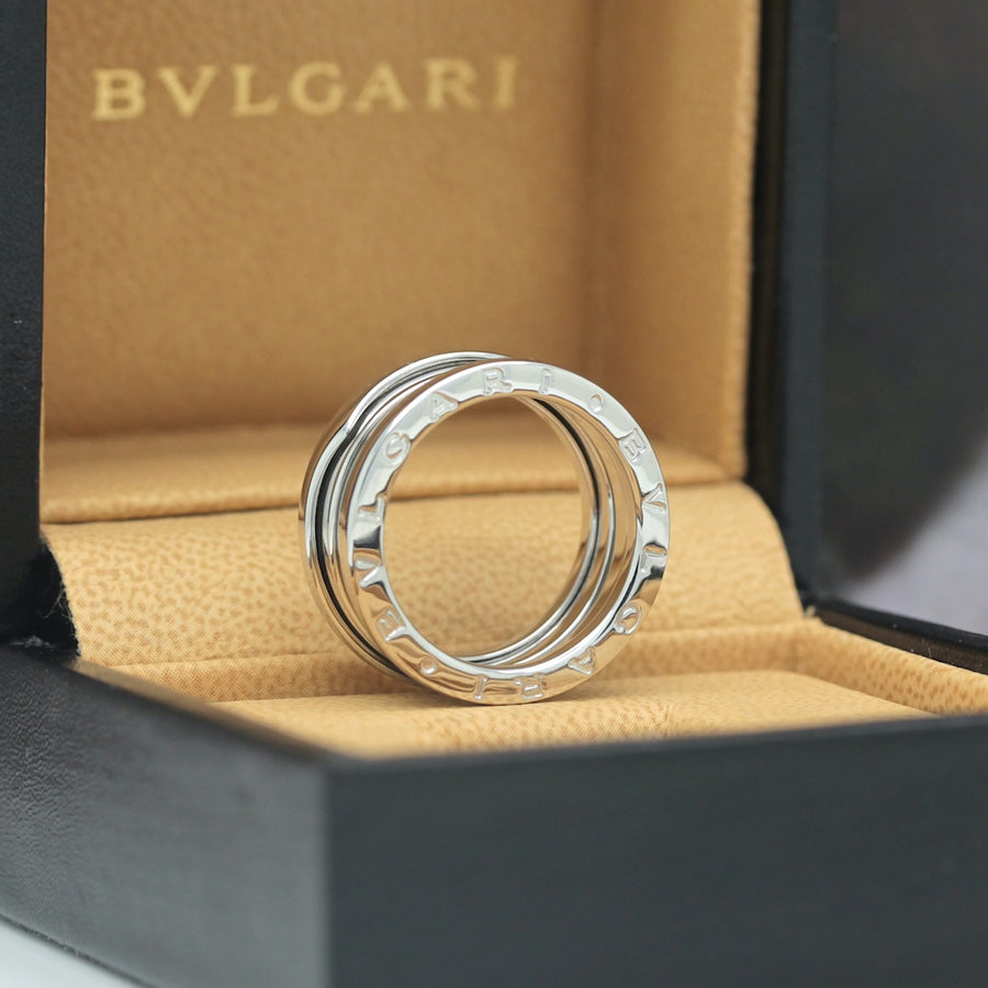 Bulgari B Zero 1 Ring –  3 Band Ring in 18KT Weißgold Gr. 55