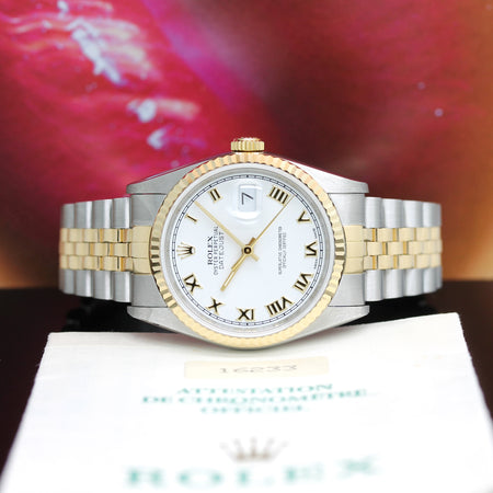 Rolex Datejust Stahl/Gold Automatik Ref: 16233