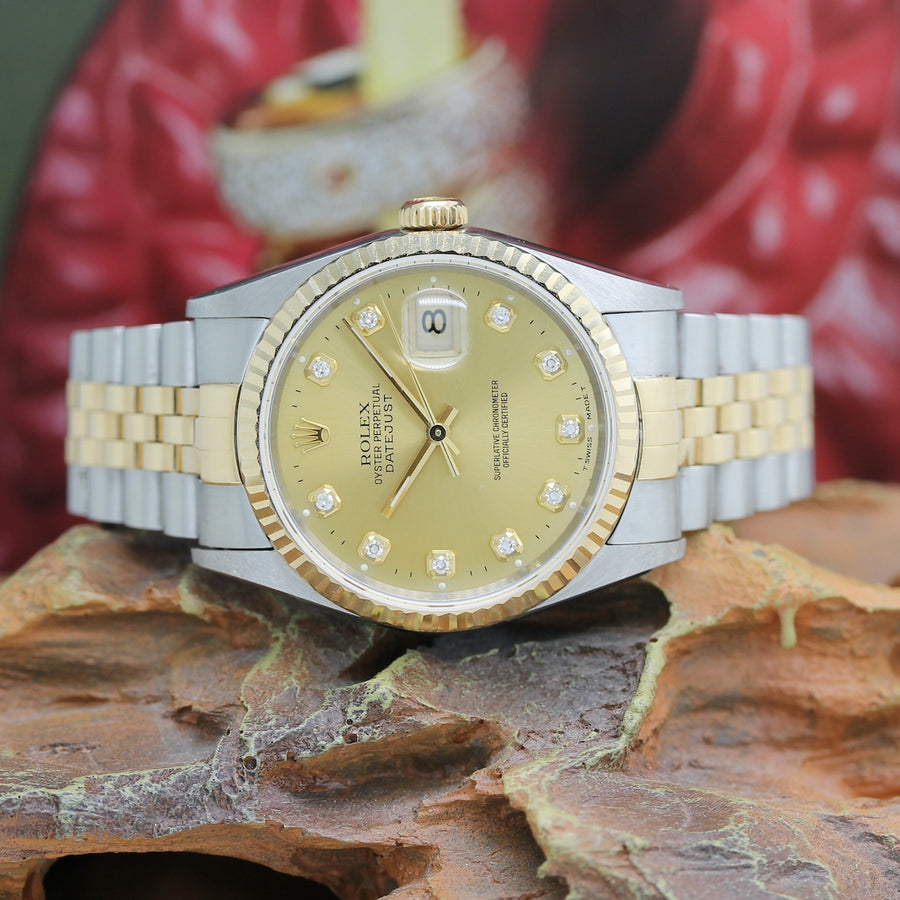 Rolex Datejust Stahl/Gold Automatik Ref: 16233