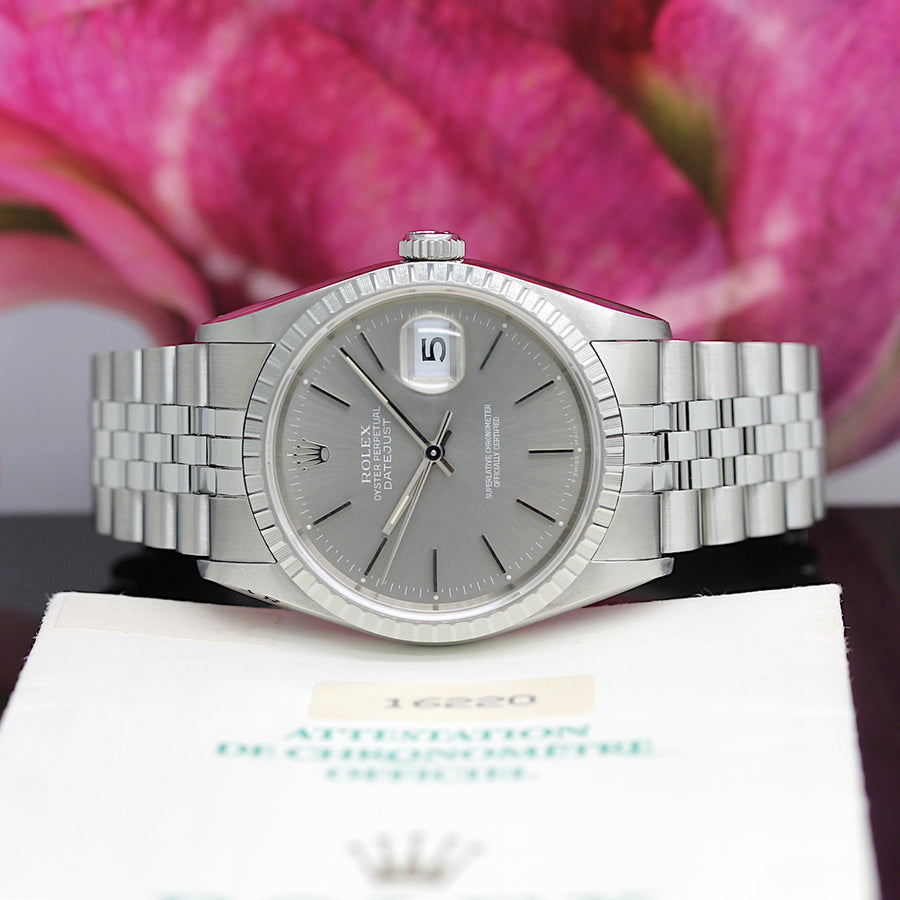 Rolex Datejust Stahl Automatik Ref: 16220
