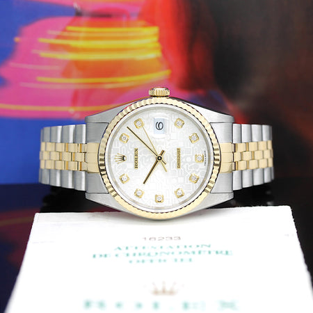 Rolex Datejust Stahl/Gold Automatik Ref: 16233