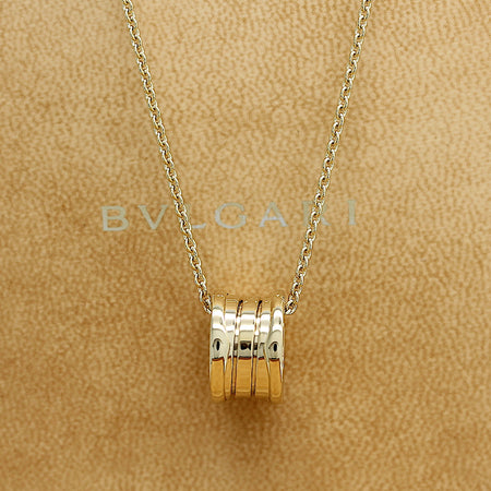 Bulgari B Zero 1 Halskette mit Anhänger in 18KT Gold & Bulgari Box