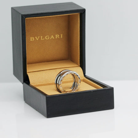 Bulgari B Zero 1 Ring –  3 Band Ring in 18KT Weißgold Gr. 52