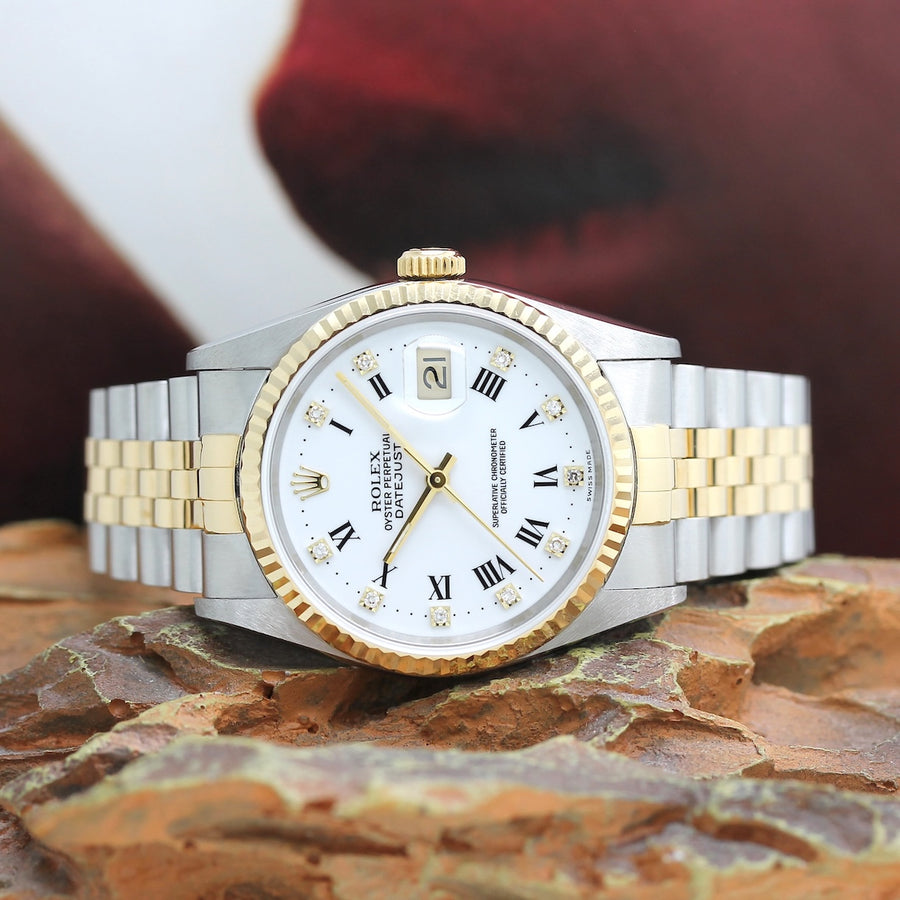 Rolex Datejust Stahl/Gold Automatik Ref: 16233