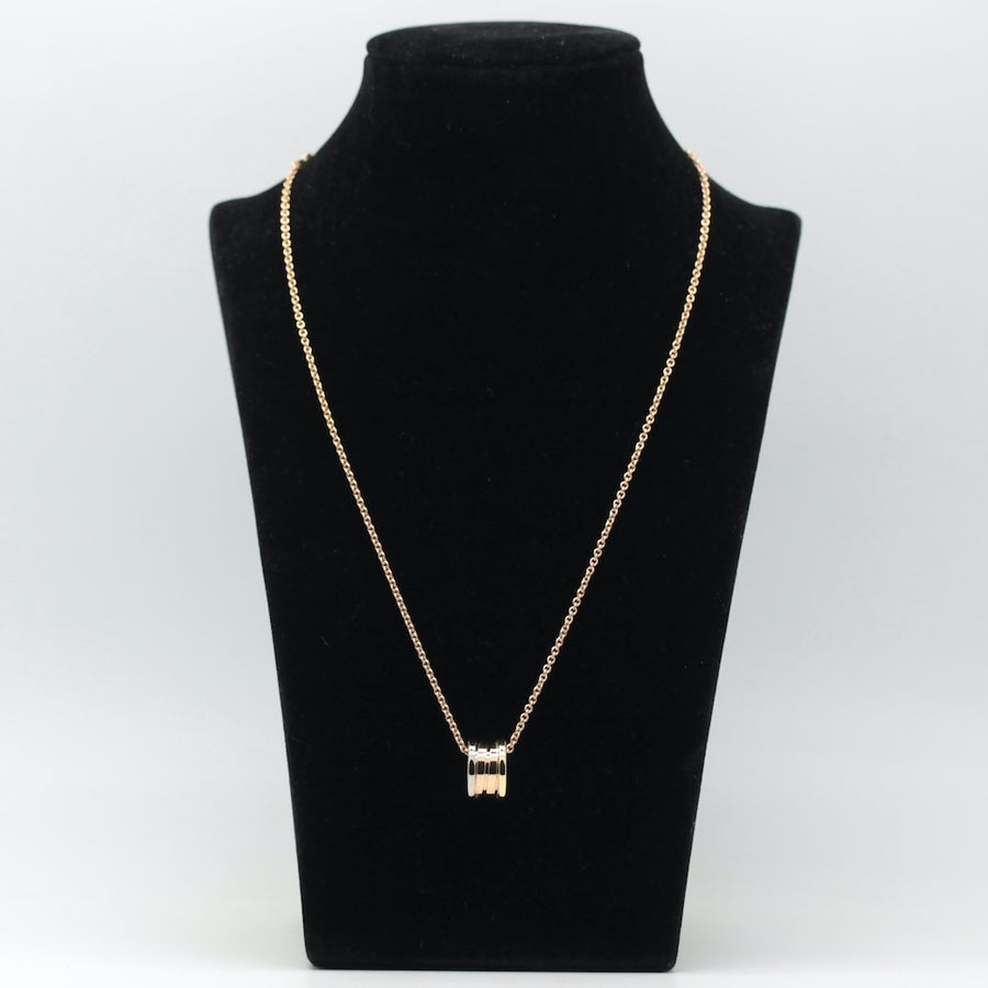 Bulgari B Zero 1 Perfect Mistake Halskette - Anhänger in 18KT Gold & Bulgari Box