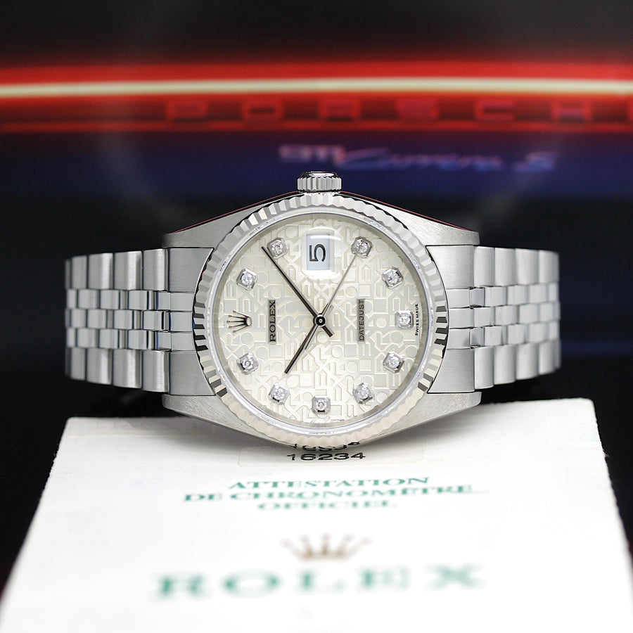 Datejust Stahl Weißgold Automatik Ref: 16234
