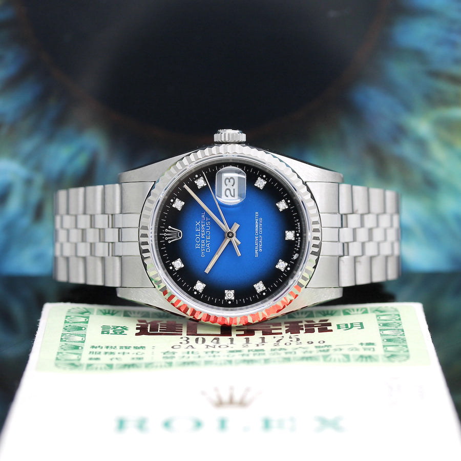 Datejust Stahl Weißgold Automatik Ref: 16234