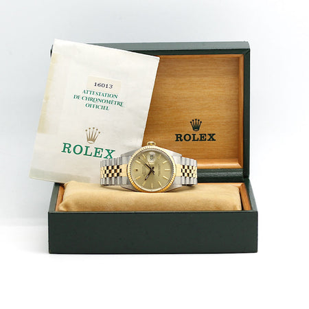 Rolex Datejust Stahl/Gold Automatik Ref: 16013