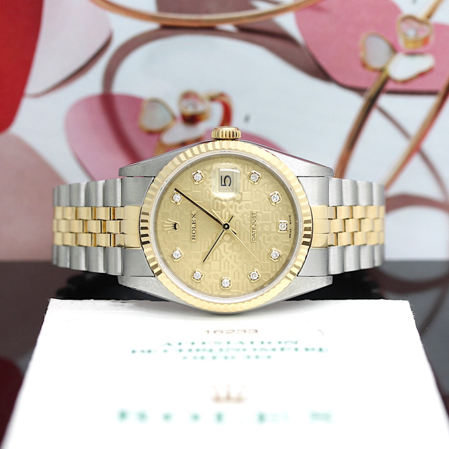 Rolex Datejust Stahl/Gold Automatik Ref: 16233