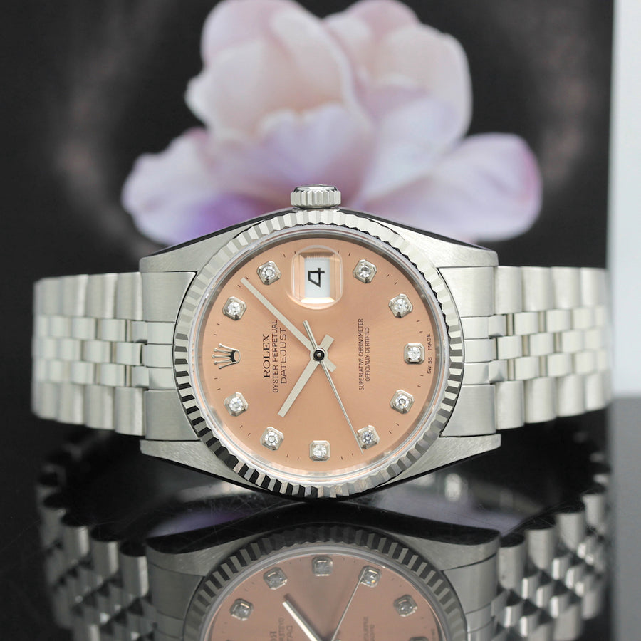 Datejust Stahl Weißgold Automatik Ref: 16234