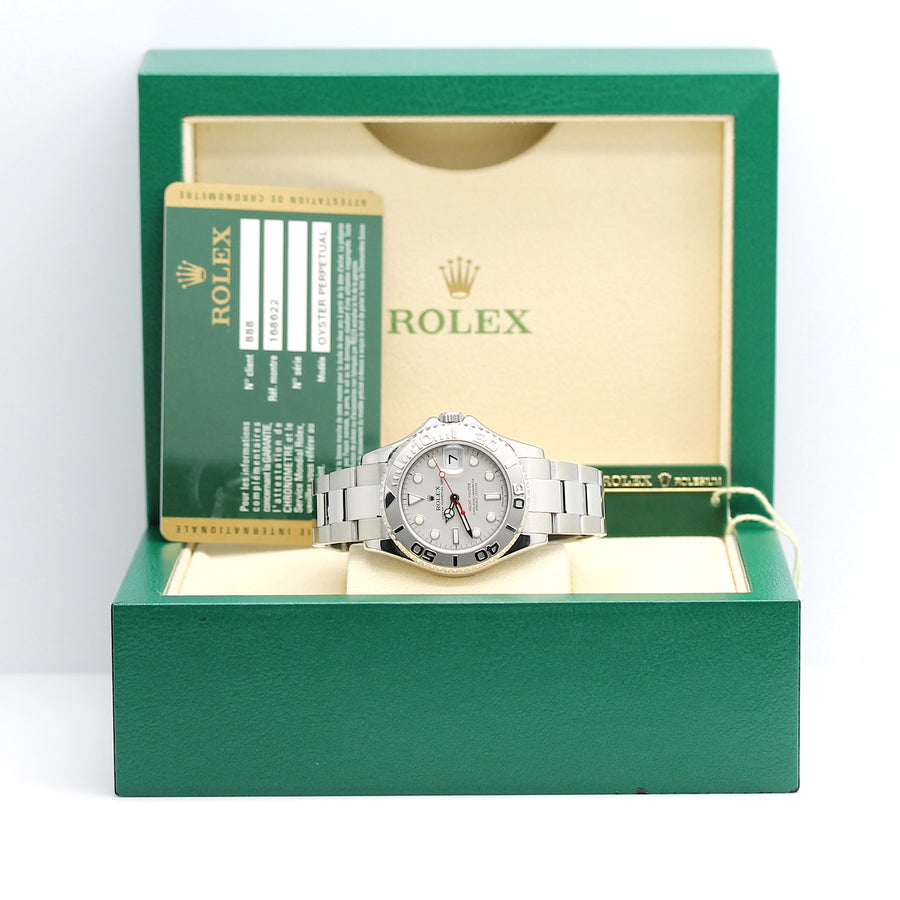 Rolex Yachtmaster Medium Stahl/Platin Ref: 168622