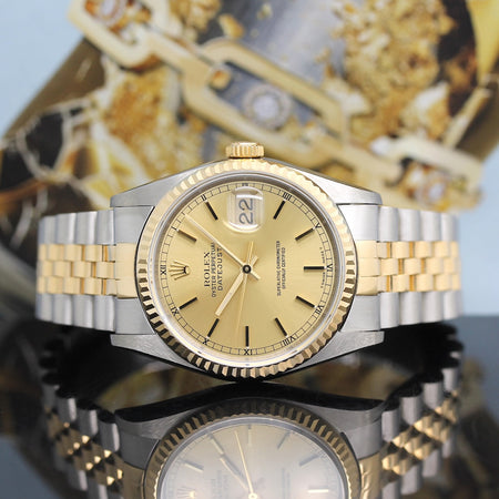Rolex Datejust Stahl/Gold Automatik Ref: 16233