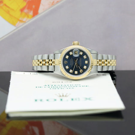 Rolex Lady Datejust Stahl/Gold Automatik Ref: 69173