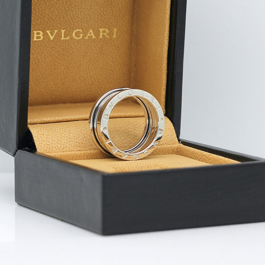 Bulgari B Zero 1 Ring – 3 Band Ring in 18KT Weißgold Gr. 57