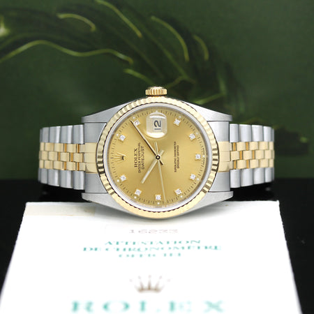 Rolex Datejust Stahl/Gold Automatik Ref: 16233