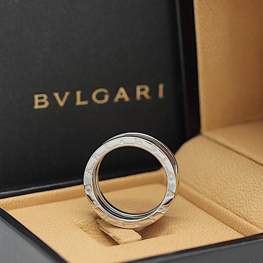 Bulgari B Zero 1 Ring – 3 Band Ring in 18KT Weißgold Gr. 58