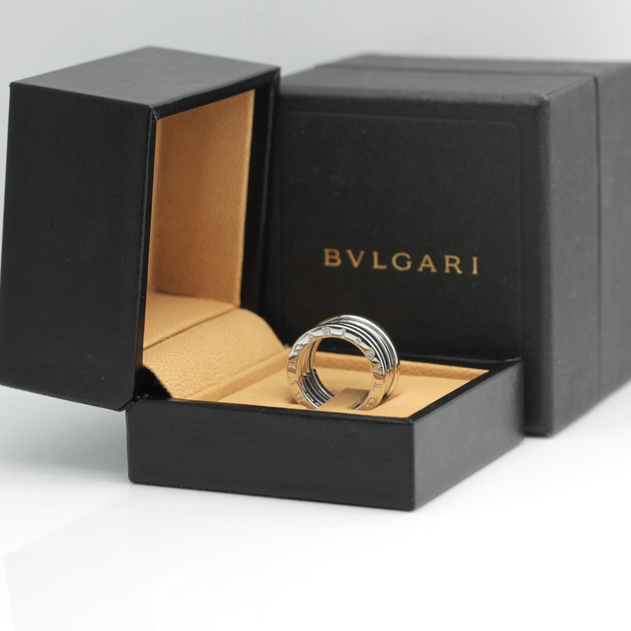 Bulgari B Zero 1 Ring – 5 Band Ring in 18KT Weißgold Gr. 51