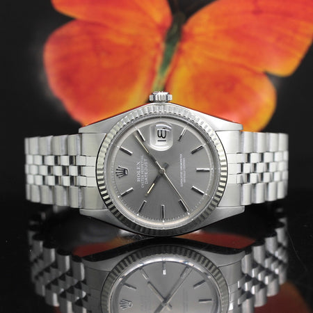 Rolex Datejust Stahl Weißgold Automatik Ref: 1601