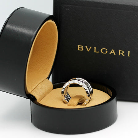 Bulgari B Zero 1 Ring –  3 Band Ring in 18KT Weißgold Gr. 54