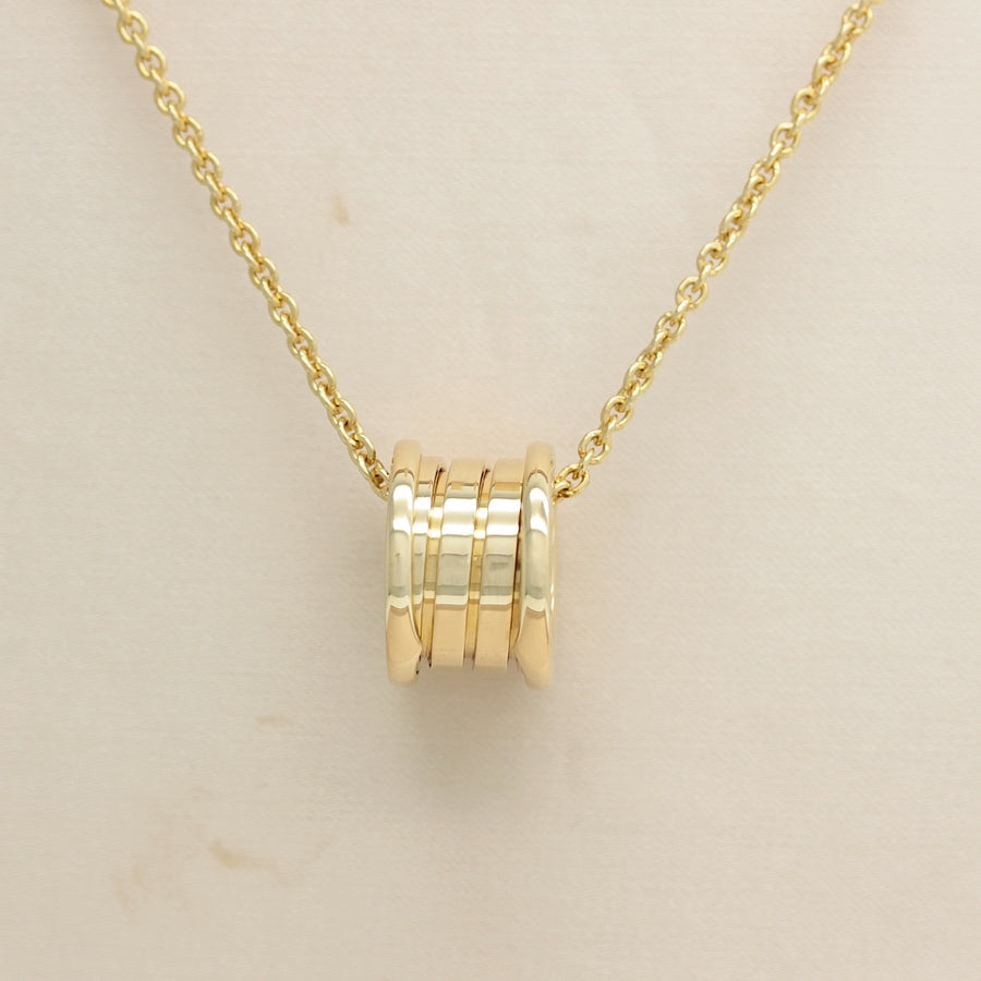 Bulgari B Zero 1 Halskette mit Anhänger in 18KT Gold & Bulgari Box