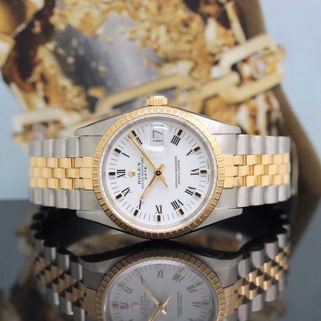 Rolex Date Stahl/Gold Automatik Ref: 15233