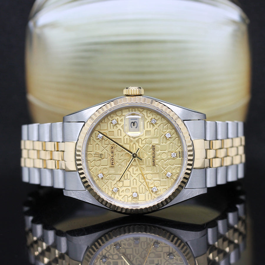 Rolex Datejust Stahl/Gold Automatik Ref: 16233