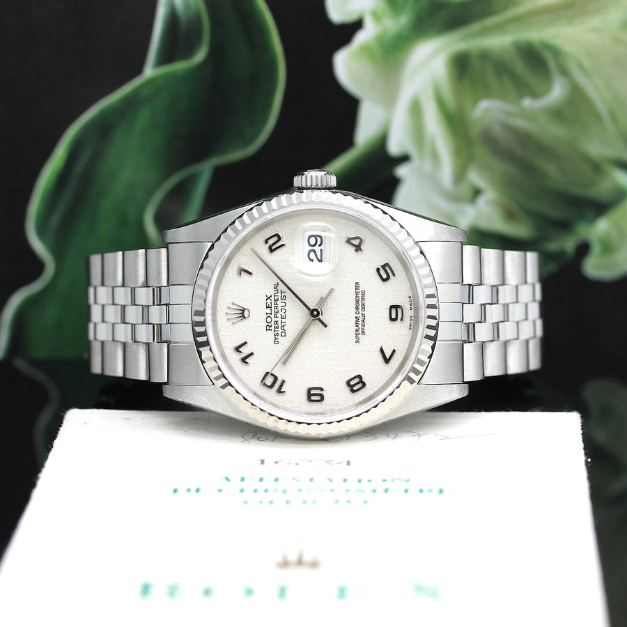 Datejust Stahl Weißgold Automatik Ref: 16234