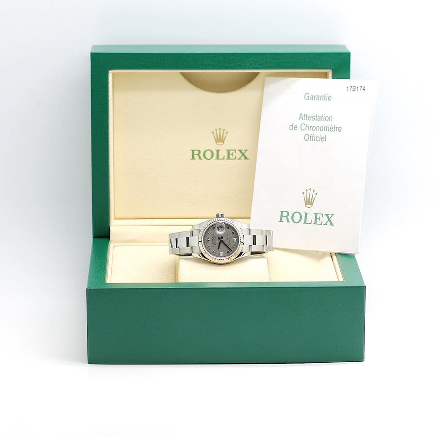 Rolex Lady Datejust Stahl/Weißgold Automatik Ref: 179174