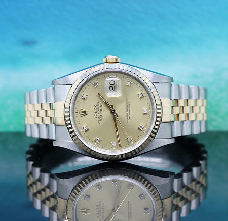 Rolex Datejust Stahl/Gold Automatik Ref: 16233