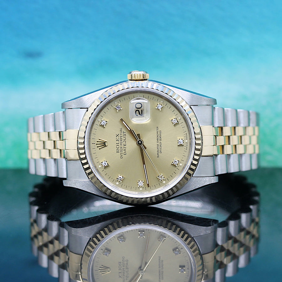 Rolex Datejust Stahl/Gold Automatik Ref: 16233