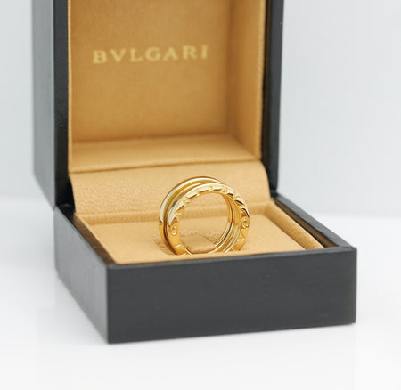 Bulgari B Zero 1 Ring – 3 Band Ring in 18KT Gold Gr. 50