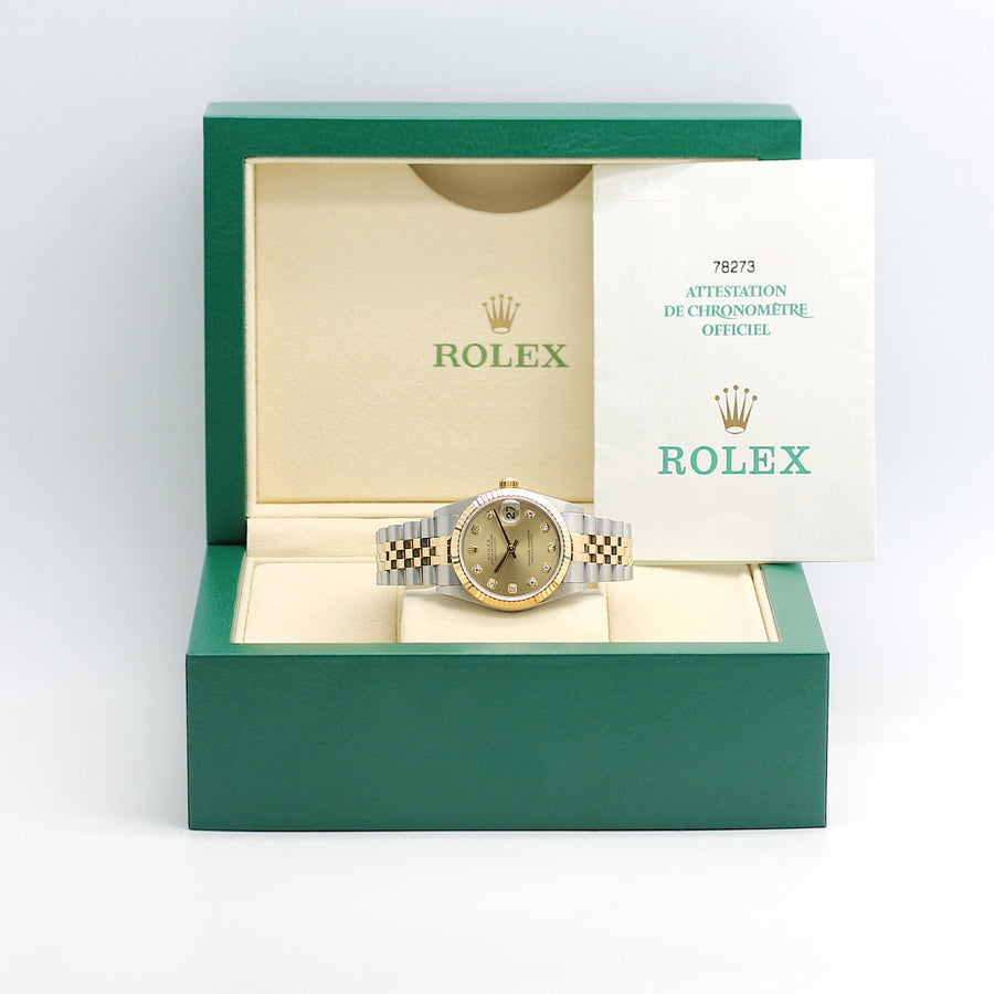 Rolex Datejust Medium Stahl/Gold Automatik Ref: 78273