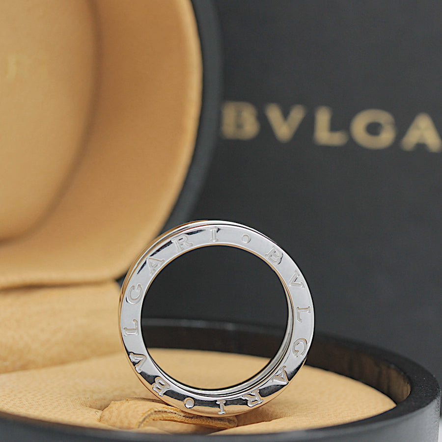 Bulgari B Zero 1 Ring – 3 Band Ring in 18KT Weißgold Gr. 58