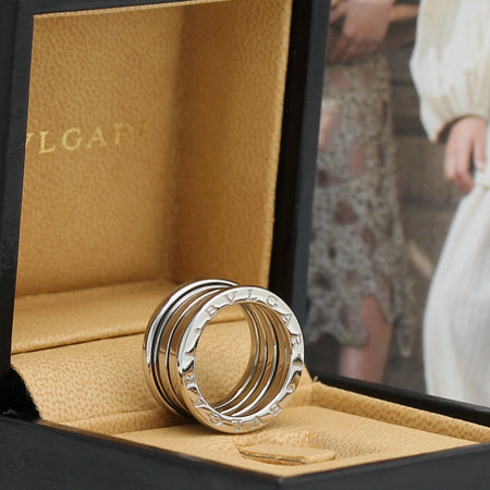 Bulgari B Zero 1 Ring –  4 Band Ring in 18KT Weißgold Gr. 52