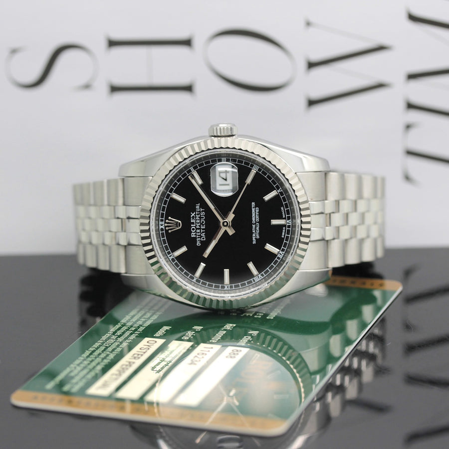 Rolex Datejust Stahl/Weißgold Automatik Ref: 116234
