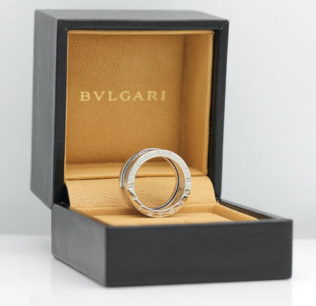 Bulgari B Zero 1 Ring –  3 Band Ring in 18KT Weißgold Gr. 55