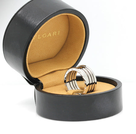 Bulgari B Zero 1 Ring – 4 Band Ring in 18KT Weißgold Gr. 59